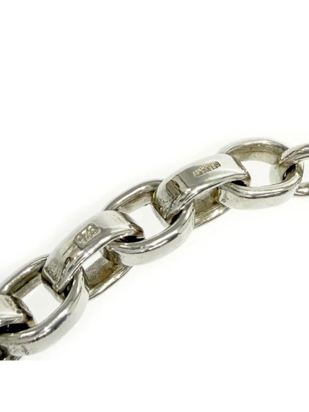Tiffany & Co Silver Oval Link Chain Bracelet
